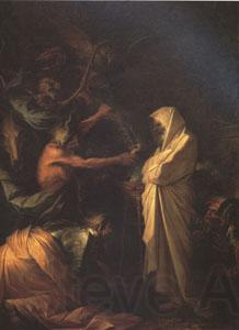 Salvator Rosa The Spirit of Samuel Called up before Saul by the Witch of Endor (mk05) Germany oil painting art